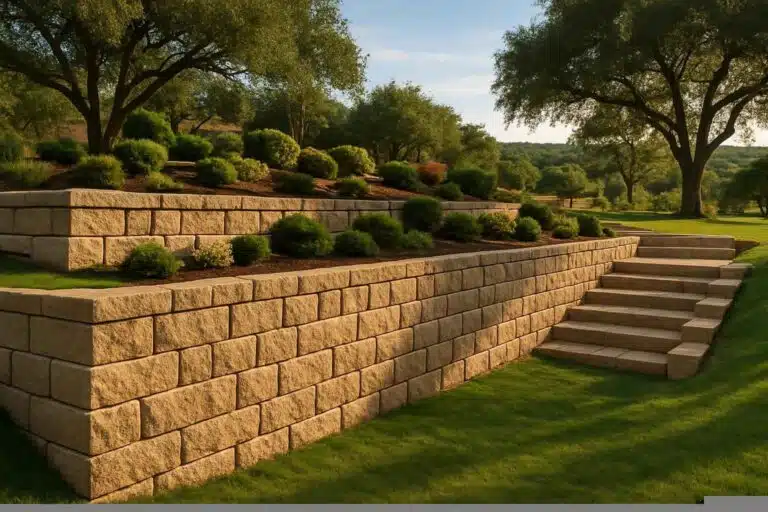 Retaining Wall Contractor In Medina TX block retaining wall builder in medina tx