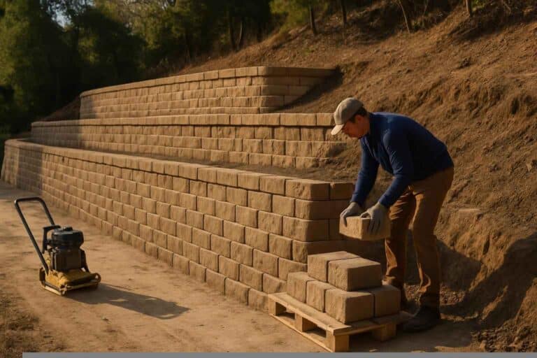 block retaining wall builder in pipe creek tx