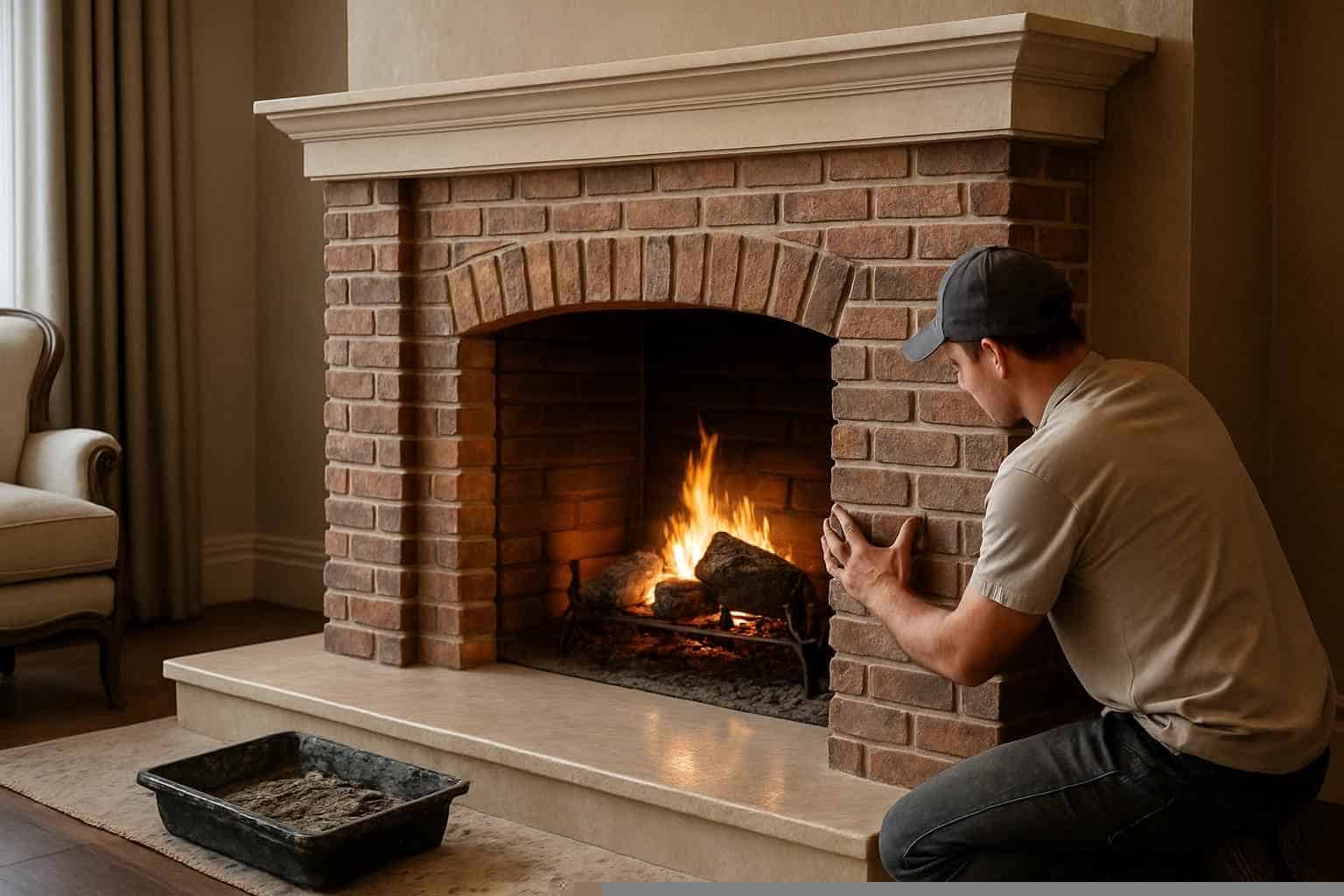 Brick Contractor In Horseshoe Bay TX Brick Fireplace Surround Installer in Horseshoe Bay TX