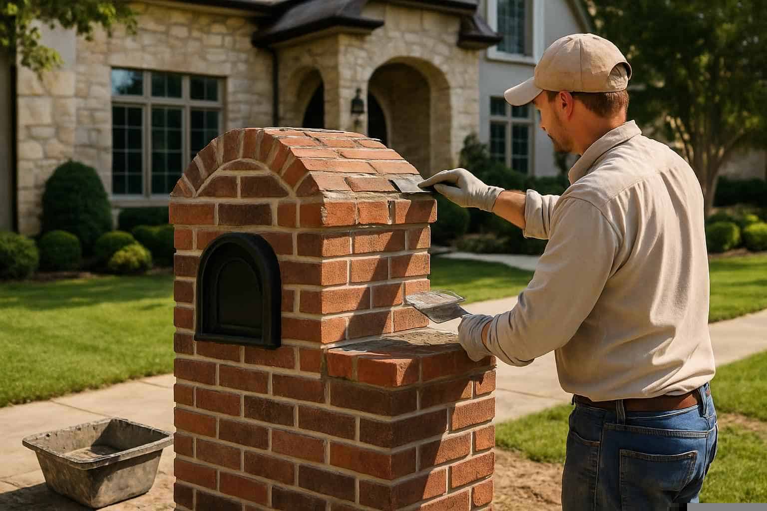 Brick Mailbox Builder in Cottonwood Shores TX