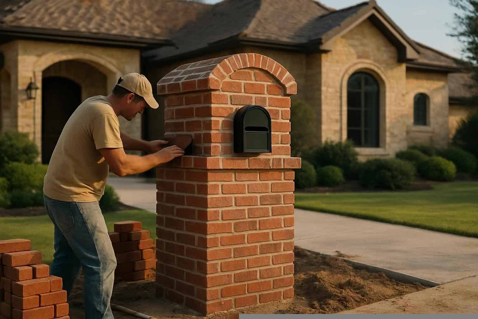 Brick Contractor In Horseshoe Bay TX Brick Mailbox Builder in Horseshoe Bay TX