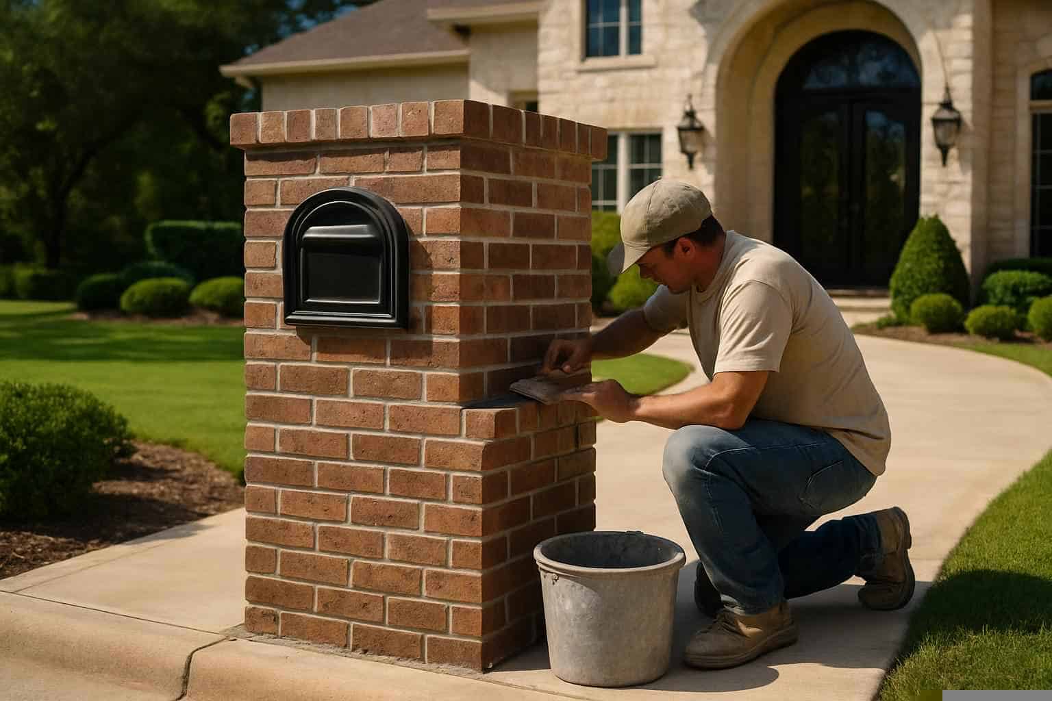 Brick Contractor In Pipe Creek TX Brick Mailbox Builder in Pipe Creek TX