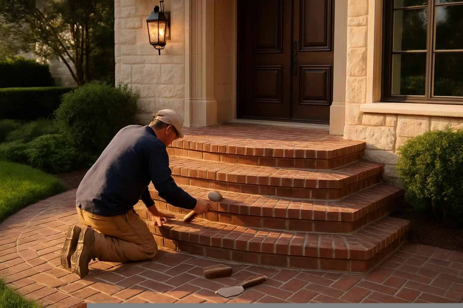 Brick Step Installer in Cottonwood Shores TX