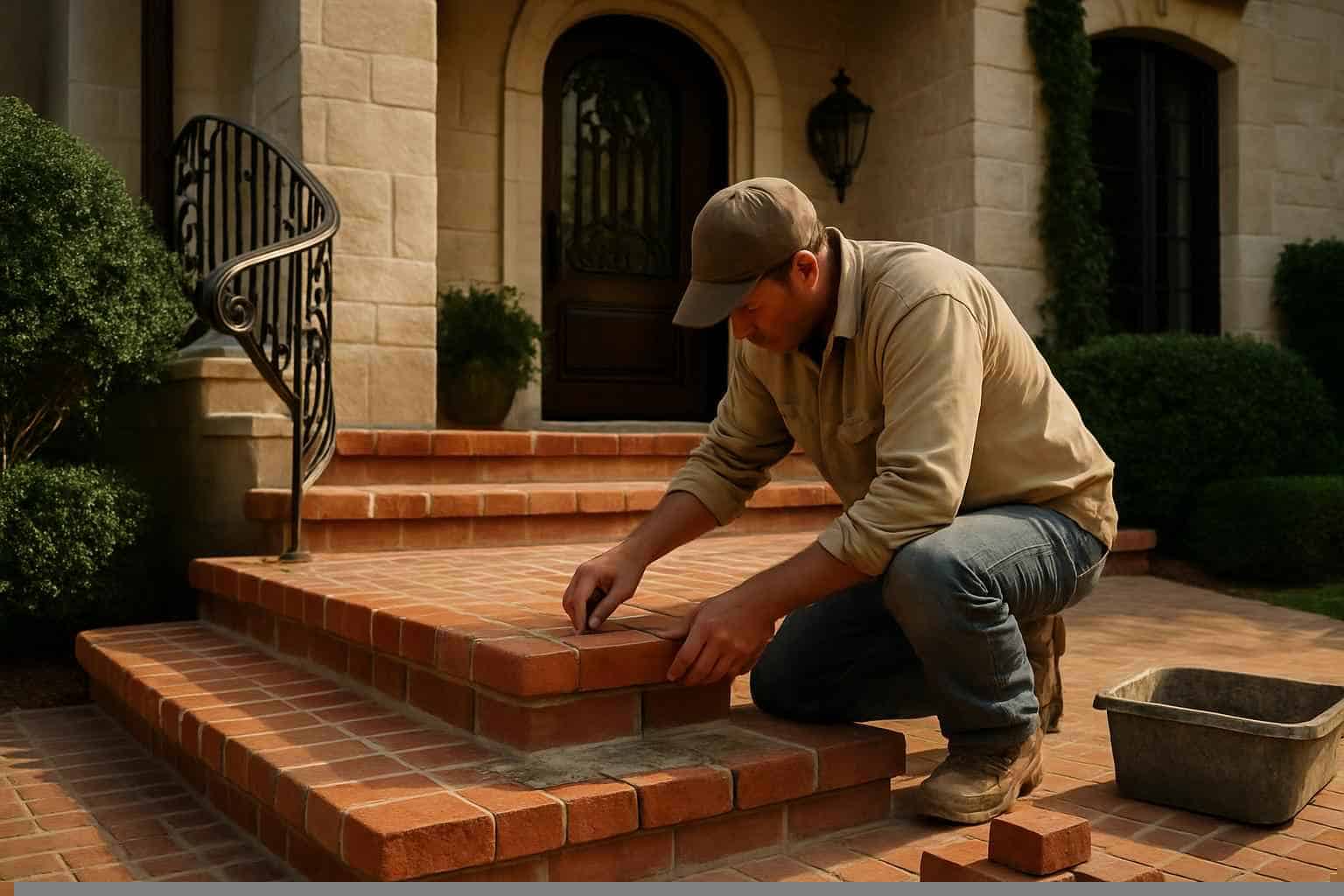 brick step installer in medina