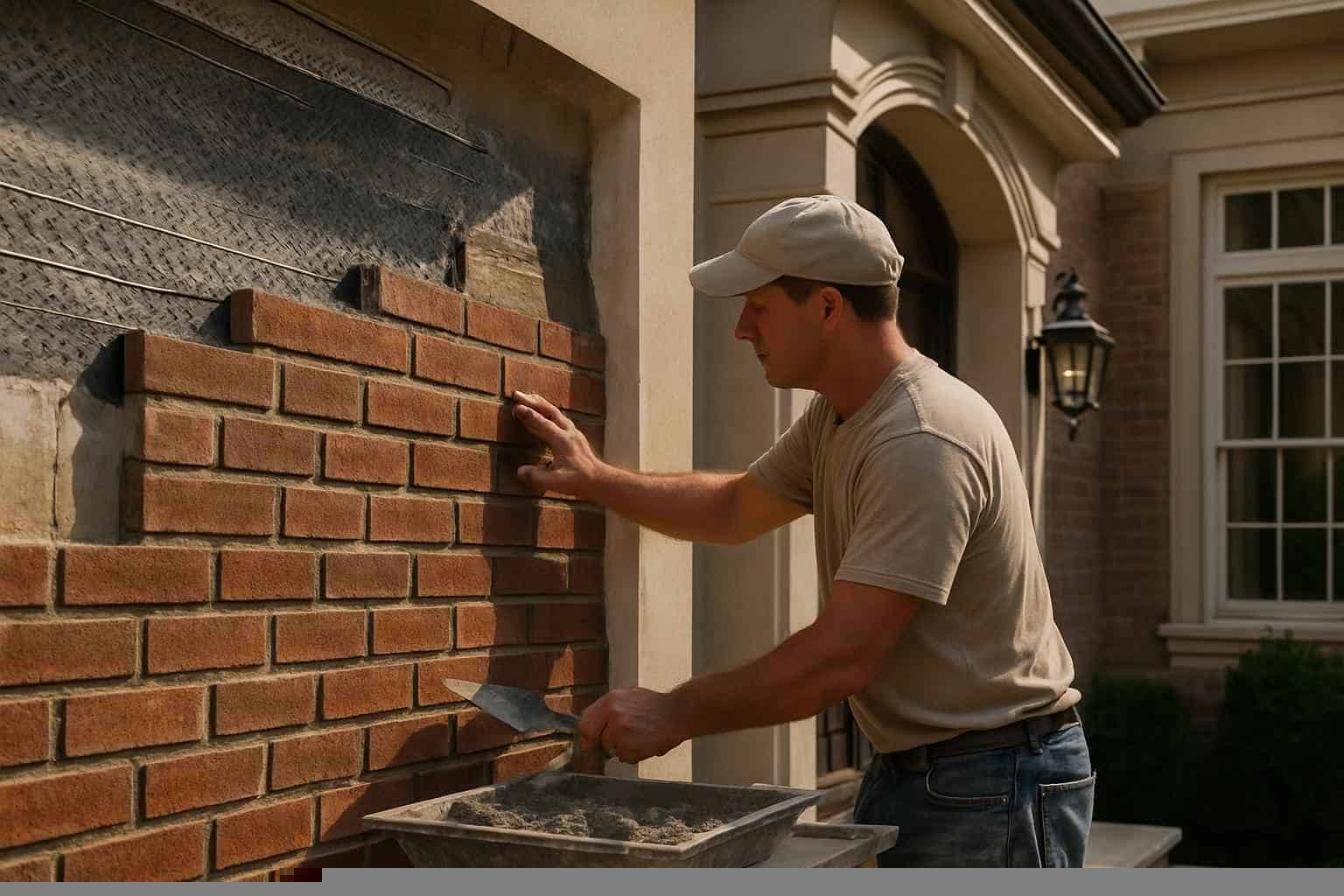 Brick Veneer Installation Service in Cottonwood Shores TX