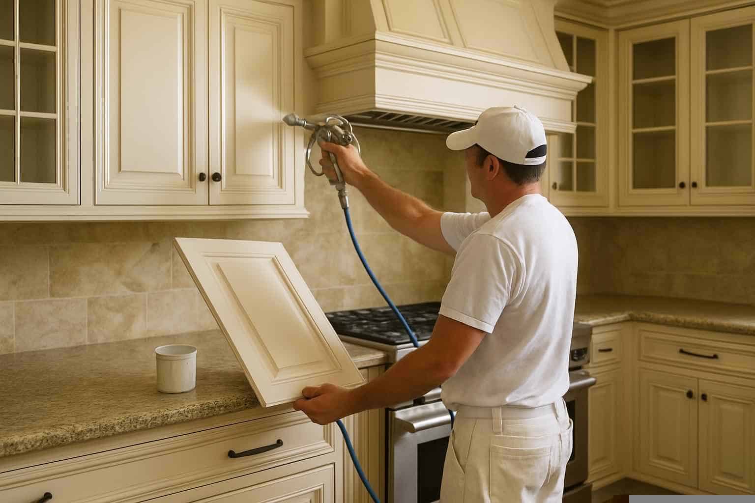 Cabinet Painting Service in Medina TX