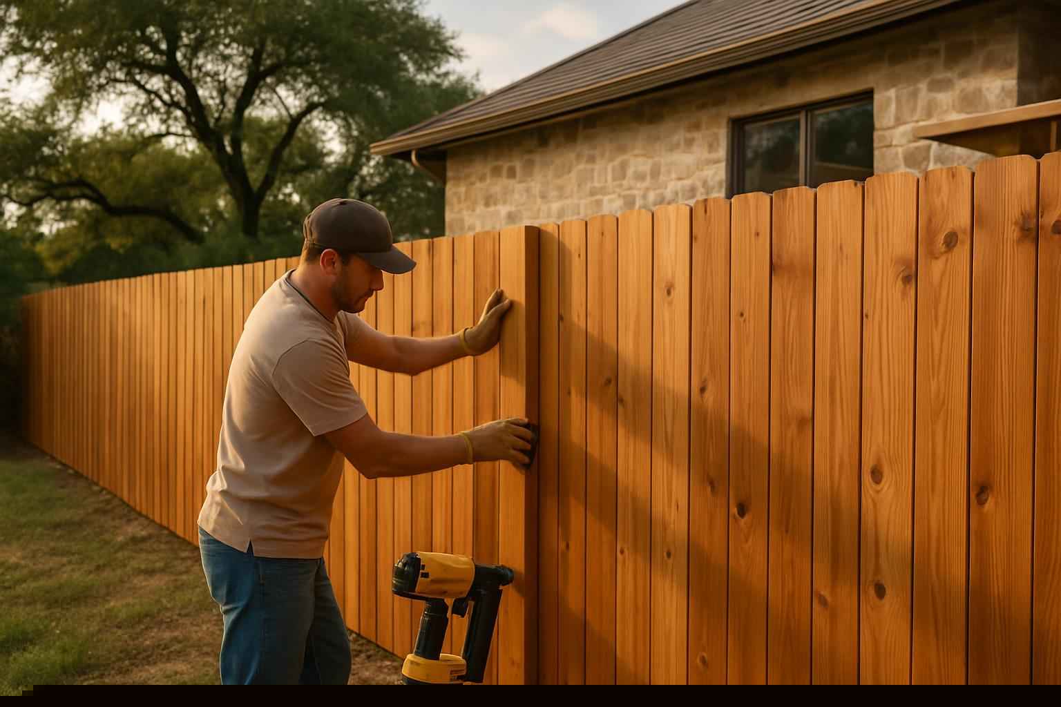 Fence Installation Contractor In Kingsland TX Cedar Fence Contractor in Kingsland TX