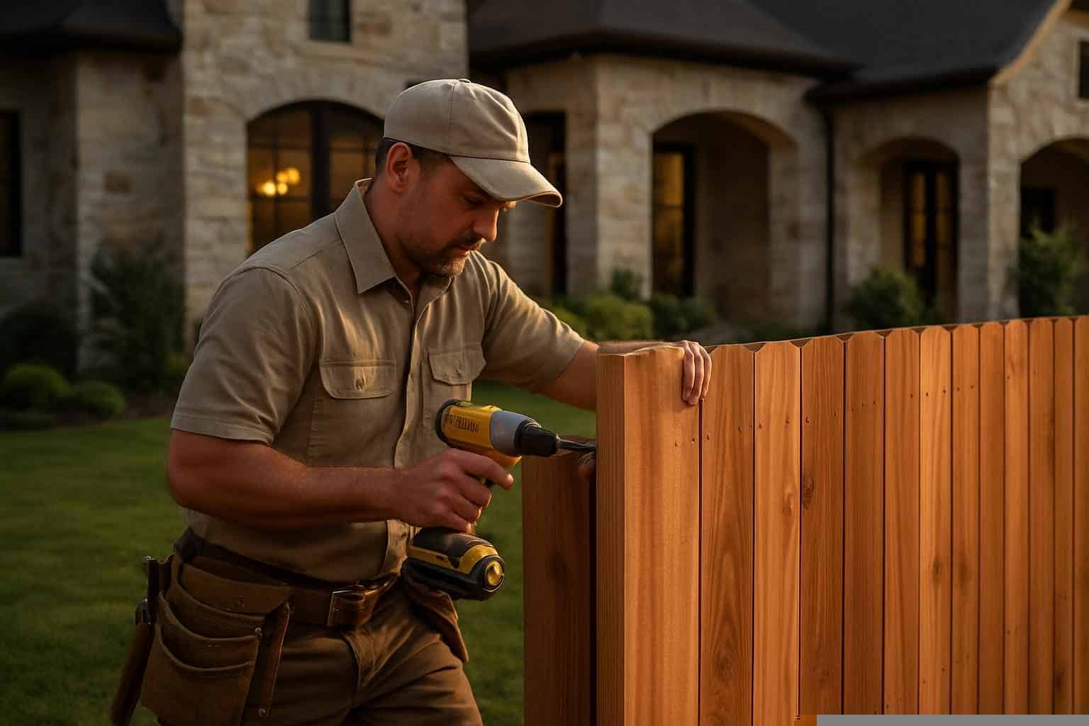 Cedar Fence Contractor in Mason TX