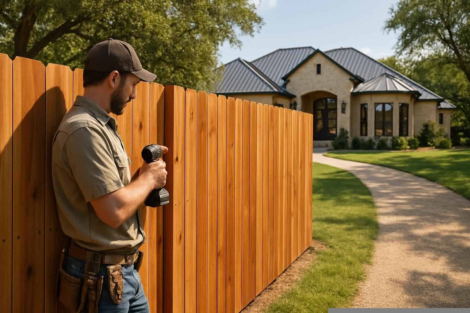 Cedar Fence Contractor in Pipe Creek TX