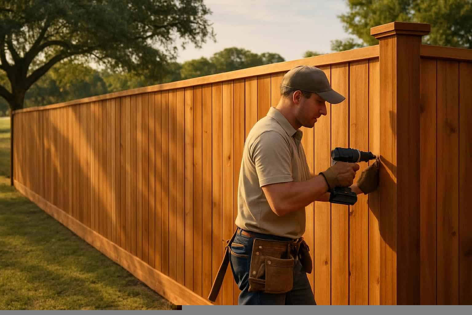 Fence Installation Contractor In Pontotoc TX Cedar Fence Contractor in Pontotoc TX