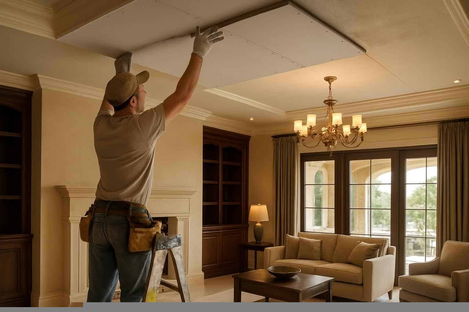 Ceiling Drywall Installation in Horseshoe Bay TX