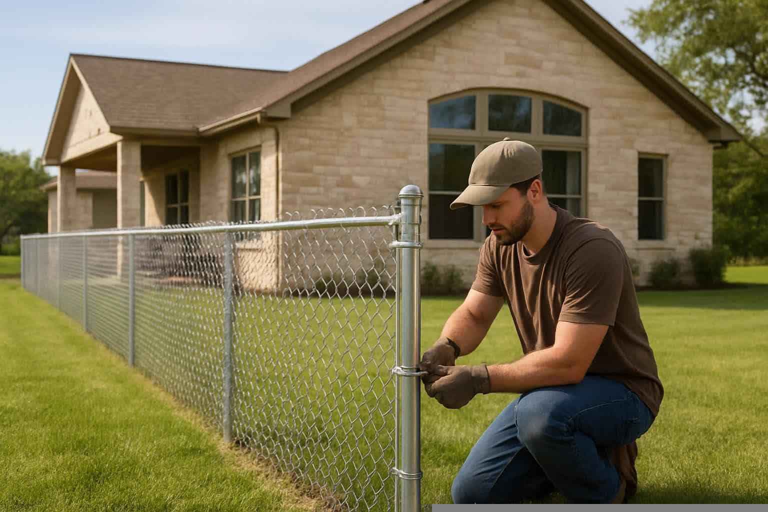 Chain Link Fence Installer in Cottonwood Shores TX