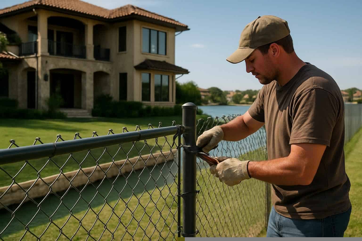 Chain Link Fence Installer in Horseshoe Bay TX