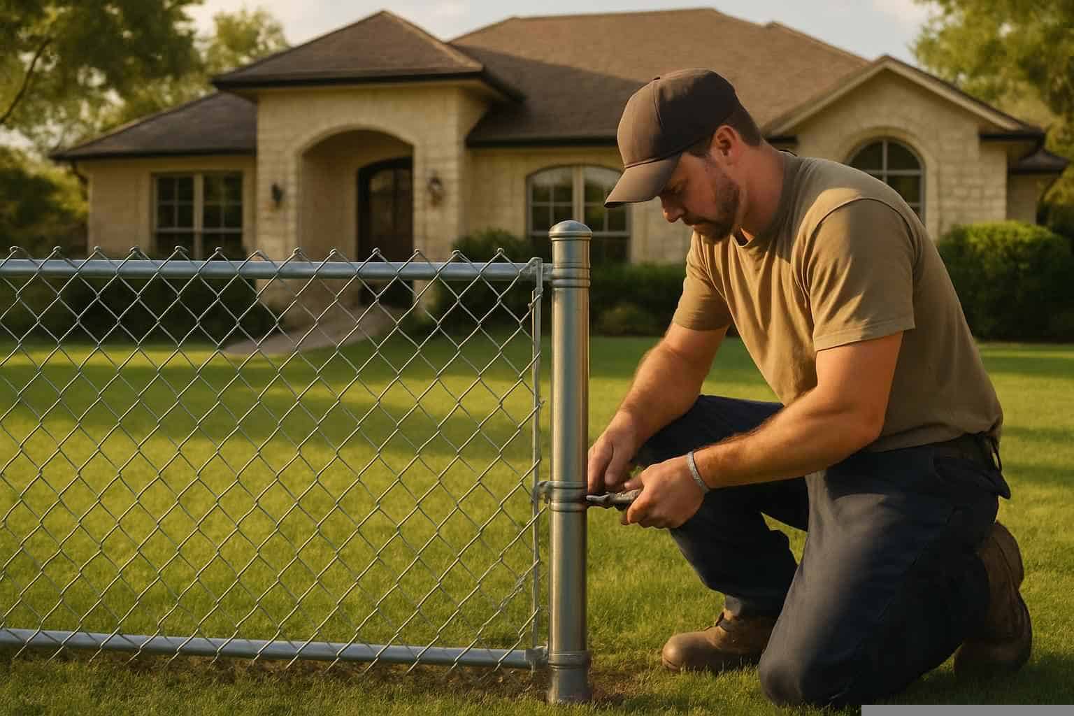 Chain Link Fence Installer in Pipe Creek TX