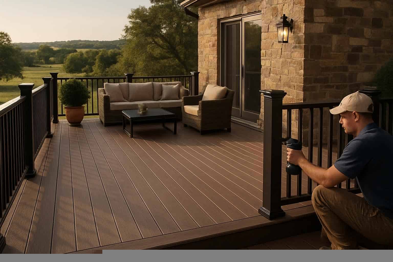 Deck Construction Contractor In Mason TX Composite Deck Builder in Mason TX