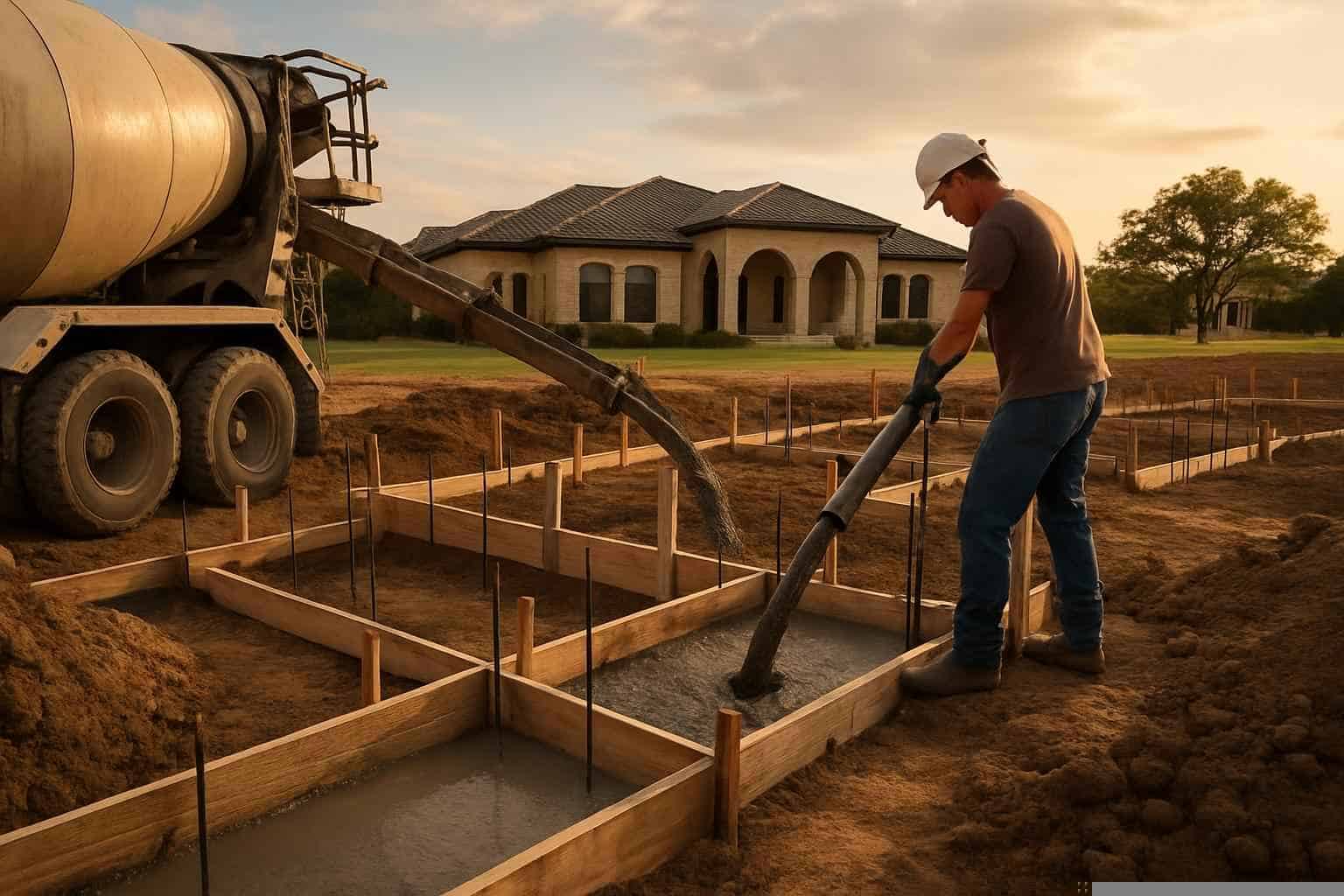 Concrete Footing Contractor in Medina TX
