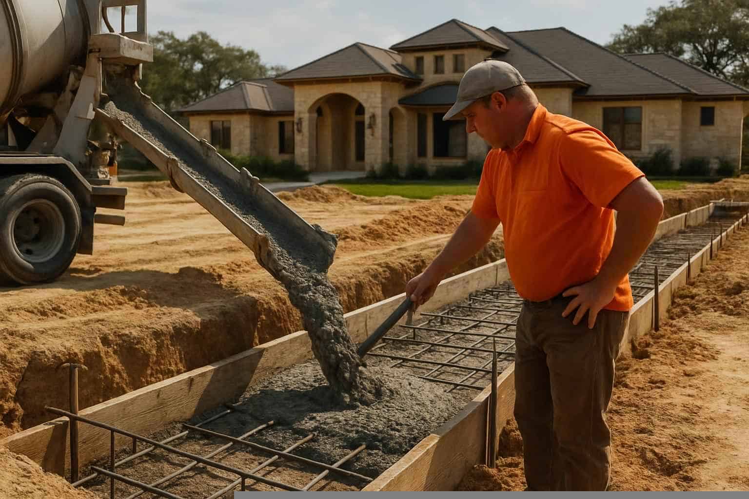 Concrete Slabs Foundations Contractor In Pipe Creek TX Concrete Footing Contractor in Pipe Creek TX