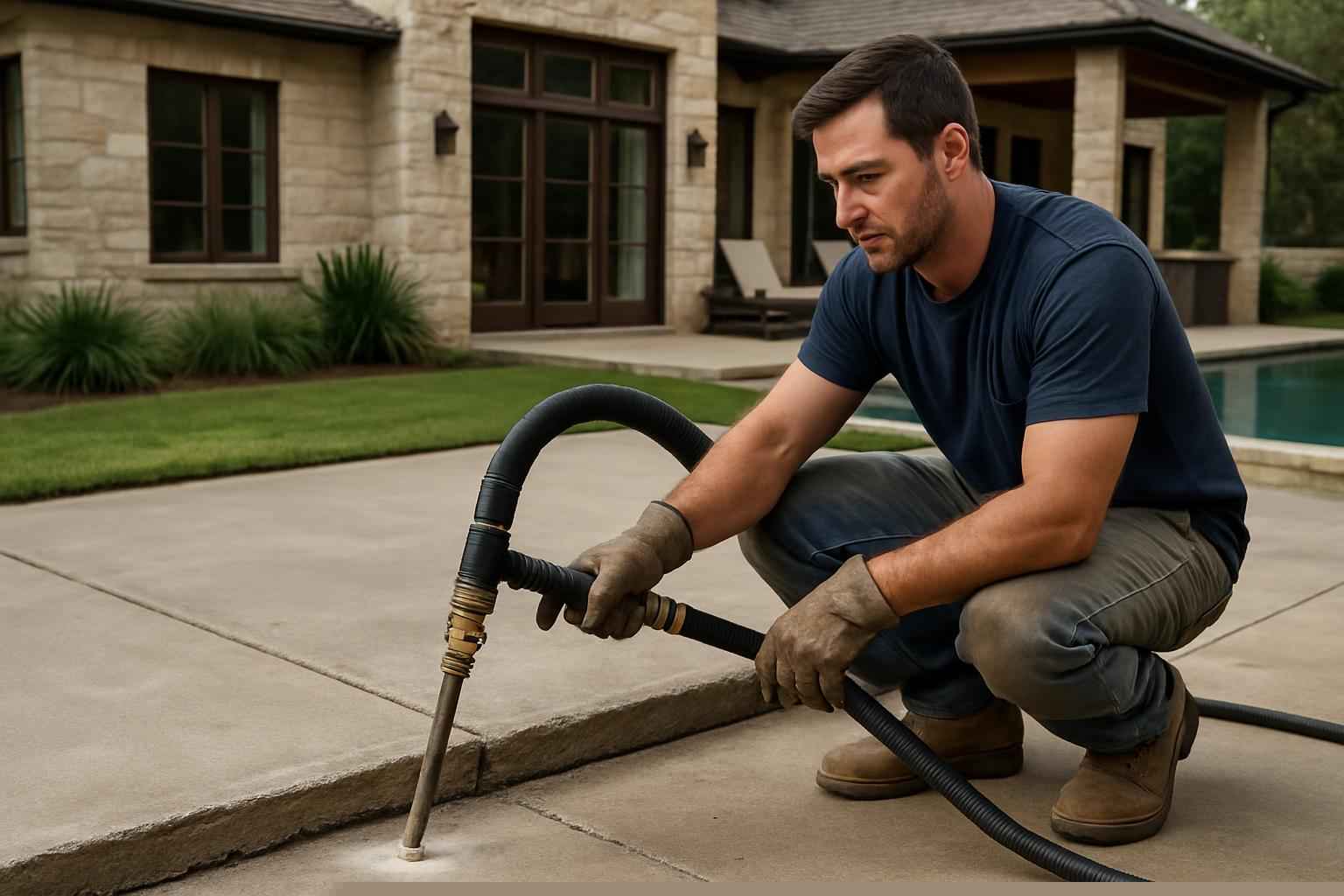 Concrete Repair Contractor In Kingsland TX Concrete Leveling Service in Kingsland TX