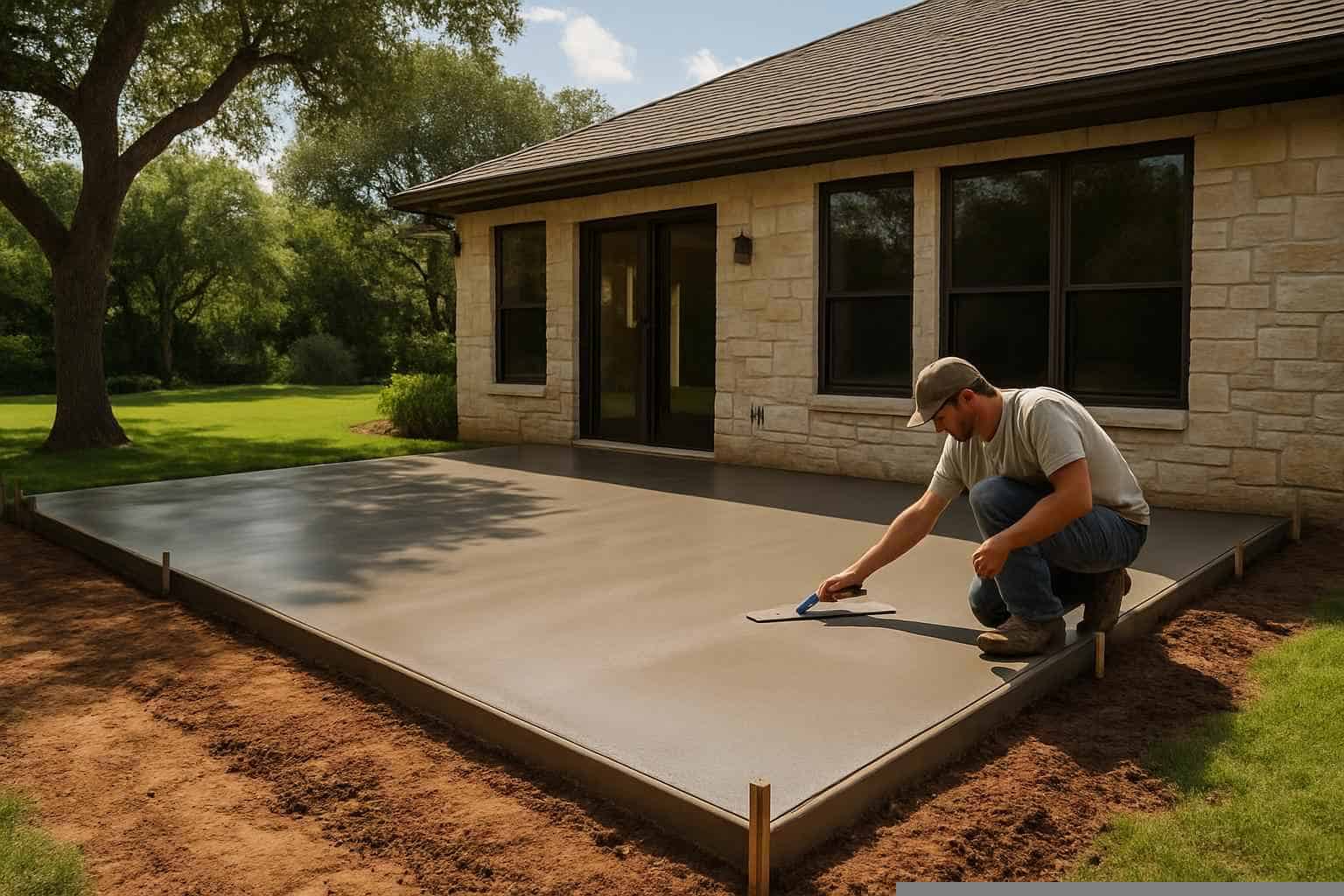 Patio Construction Contractor In Cottonwood Shores TX Concrete Patio Installation Service in Cottonwood Shores TX