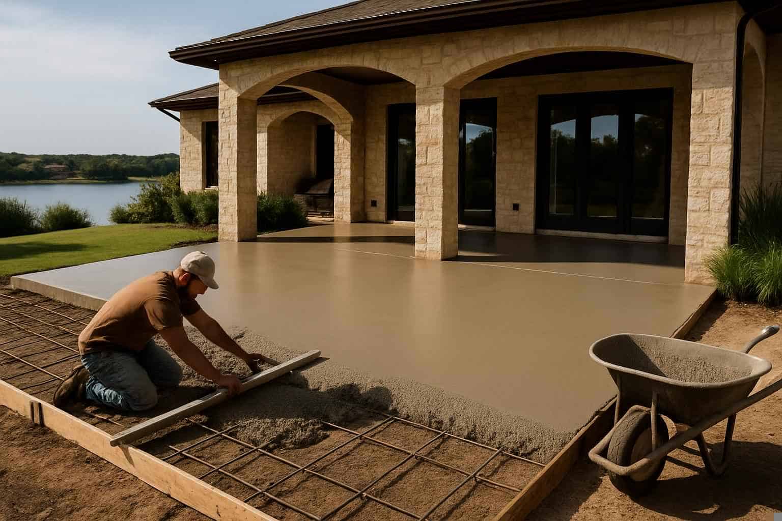 Concrete Patio Installation Service in Horseshoe Bay TX