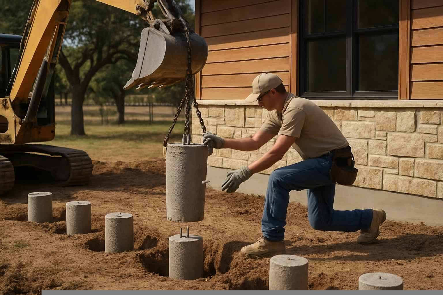 Concrete Pier Installation Contractor in Mason TX