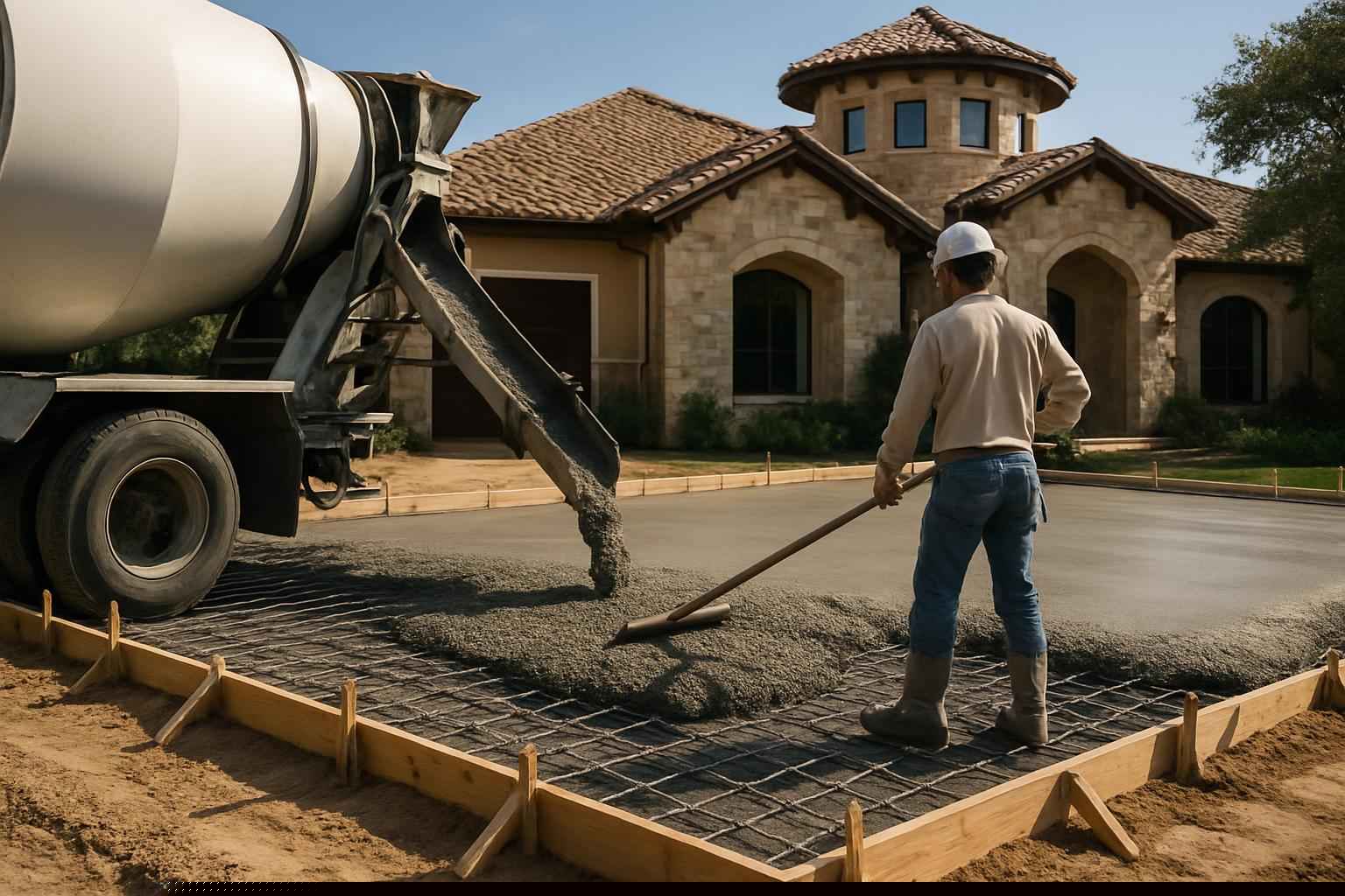 Concrete Slab Pouring Company in Horseshoe Bay TX