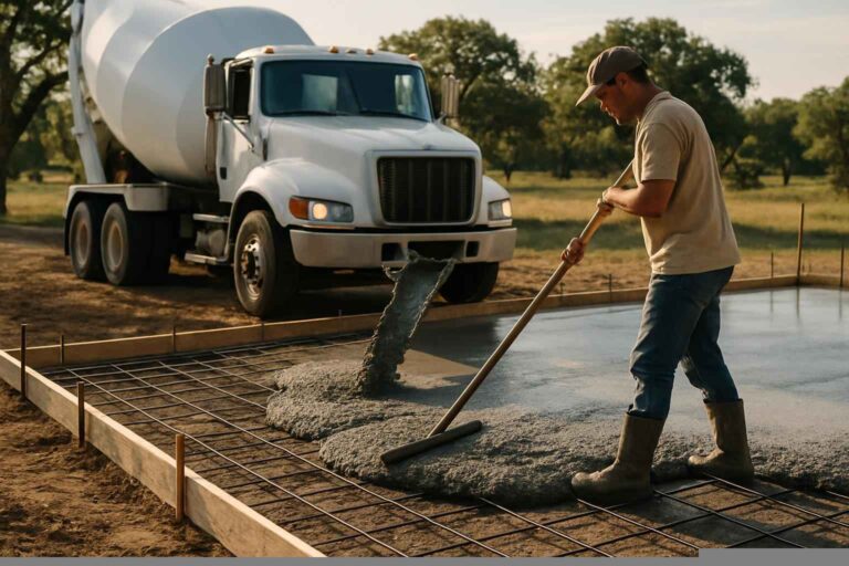 Concrete Slabs Foundations Contractor In Mason TX concrete slab pouring company in mason tx