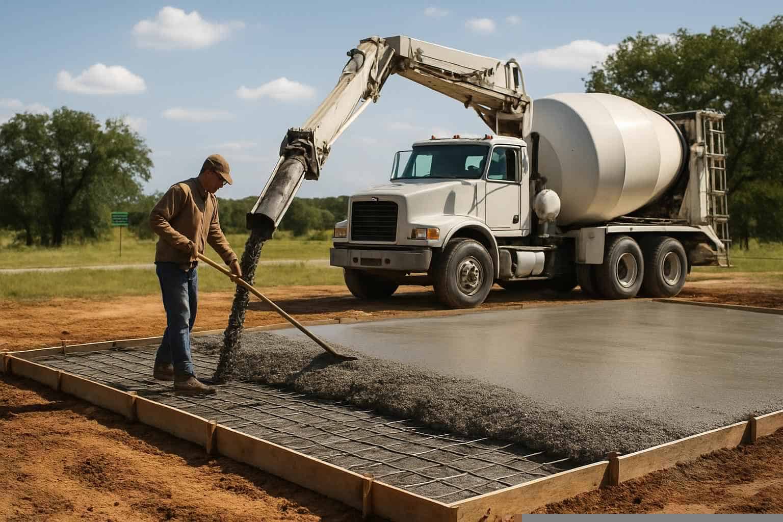 Concrete Slab Pouring Company in Pontotoc TX