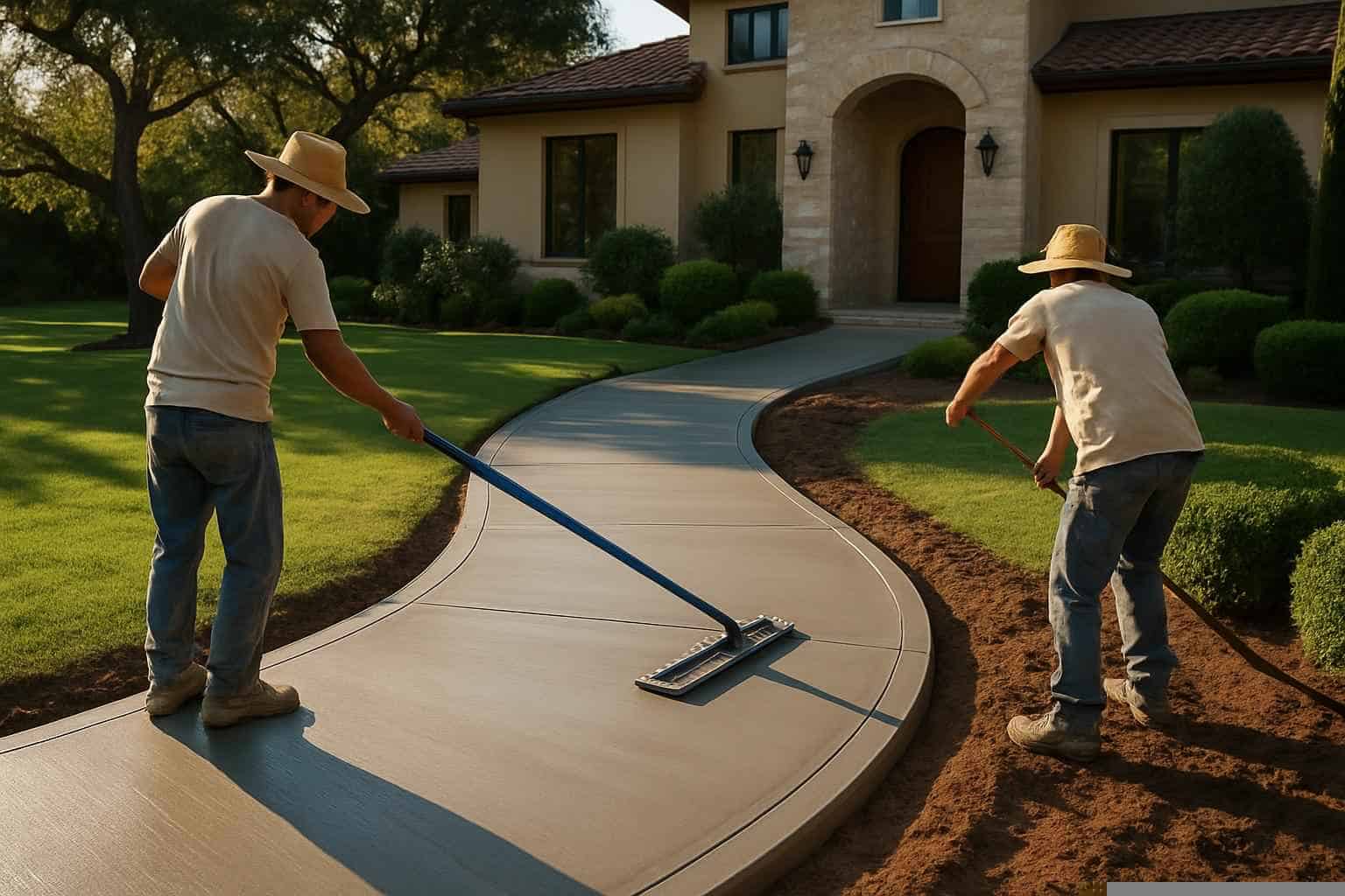 Concrete Walkway Contractor in Medina TX