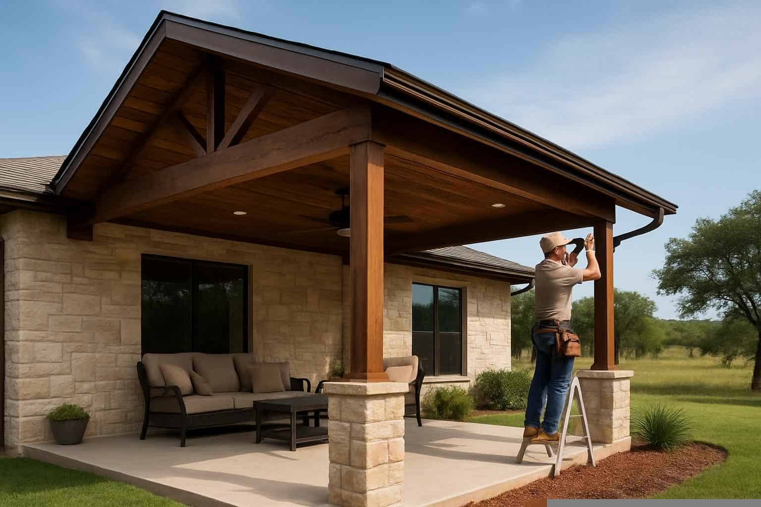 Covered Patio Contractor in Pipe Creek TX