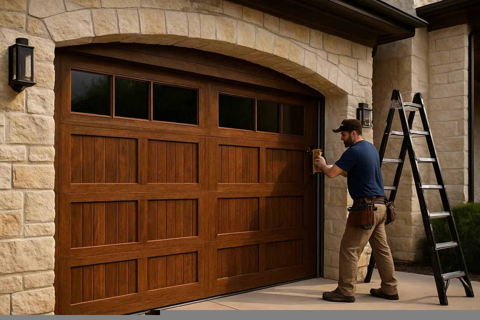 Garage Door Installation Contractor In Mason TX Custom Garage Door Installation in Mason TX