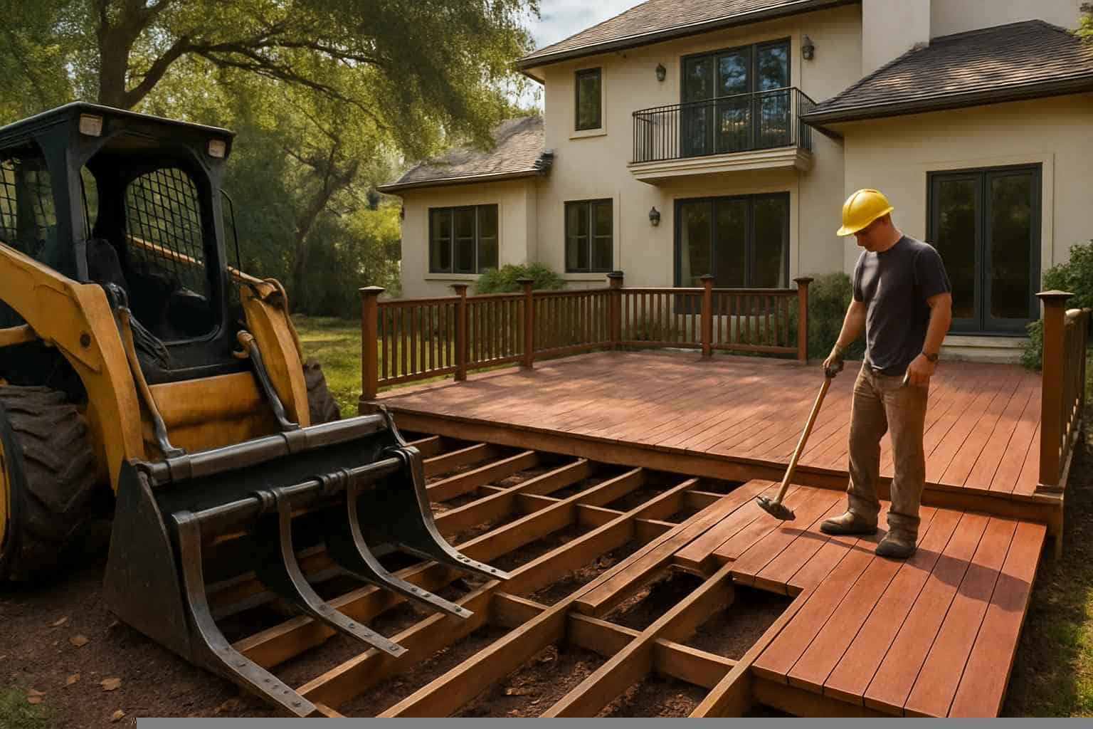 deck demolition prep service in pipe creek