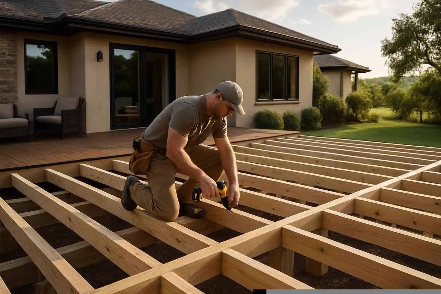 Framing Carpentry Contractor In Llano TX Deck Framing Contractor in Llano TX