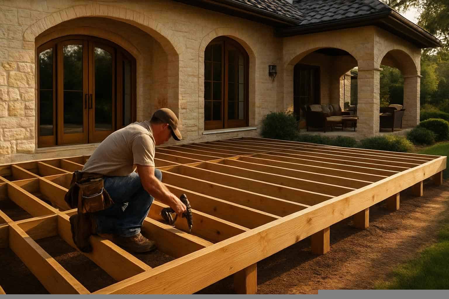 Framing Carpentry Contractor In Mason TX Deck Framing Contractor in Mason TX