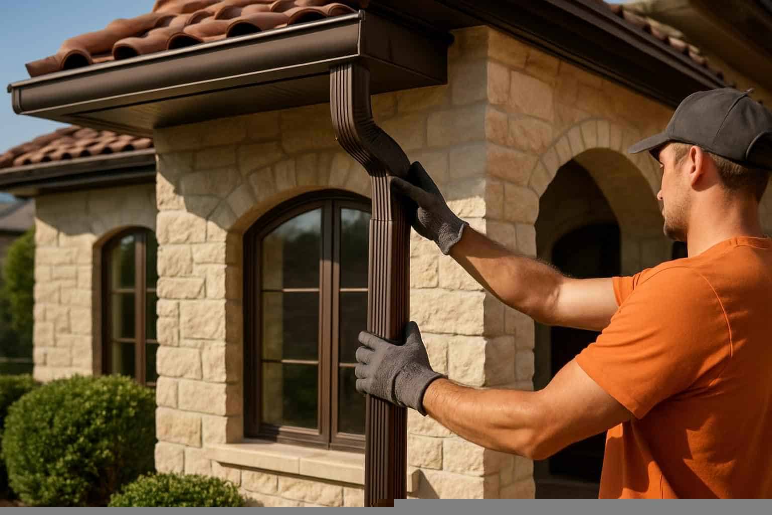 Gutter Installation Contractor In Pipe Creek TX Downspout Installation Service in Pipe Creek TX