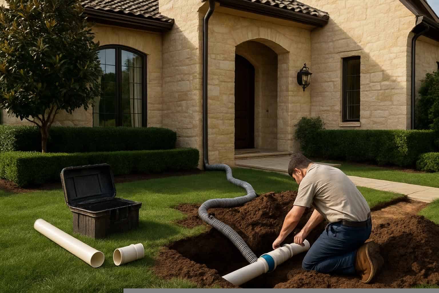 Drainage Solutions Contractor In Llano TX Drainage Repair Service in Llano TX