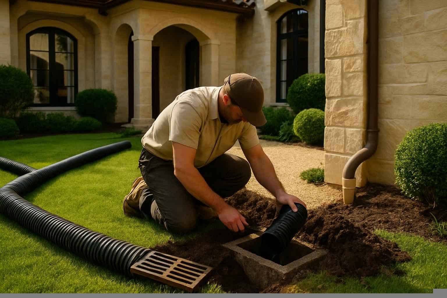 Drainage Repair Service in Medina TX