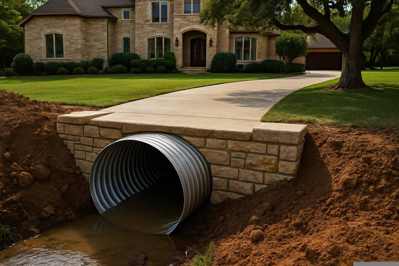 Driveway Culvert Installation Service in Mason TX