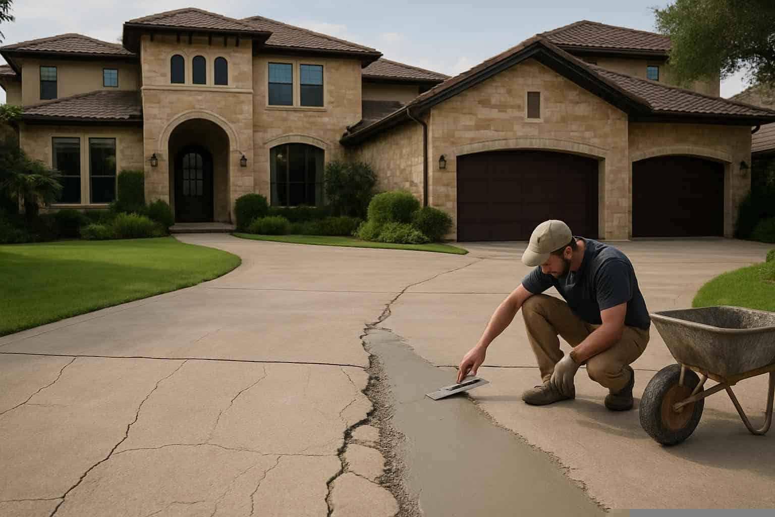 Concrete Driveway Contractor In Horseshoe Bay TX Driveway Repair Service in Horseshoe Bay TX