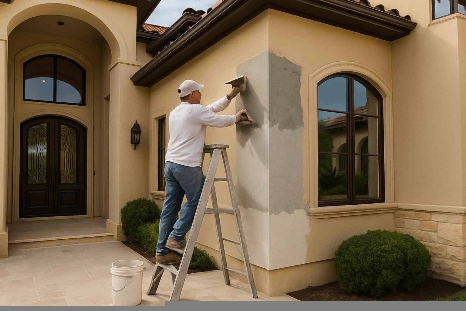 Stucco Repair Contractor In Cottonwood Shores TX EIFS Repair Service in Cottonwood Shores TX