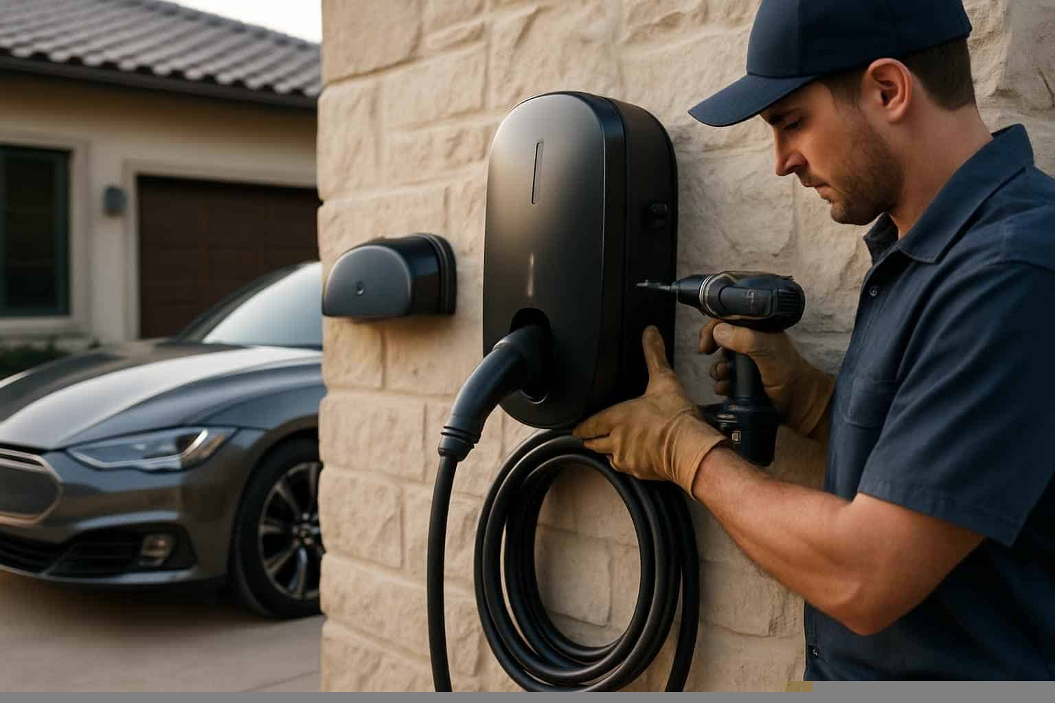 Electrical Contractor In Cottonwood Shores TX EV Charger Installation Contractor in Cottonwood Shores TX