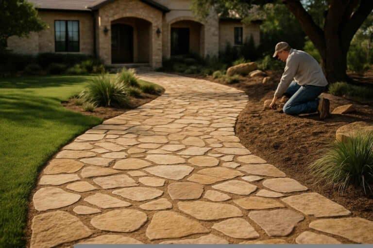 flagstone walkway installer in horseshoe bay tx