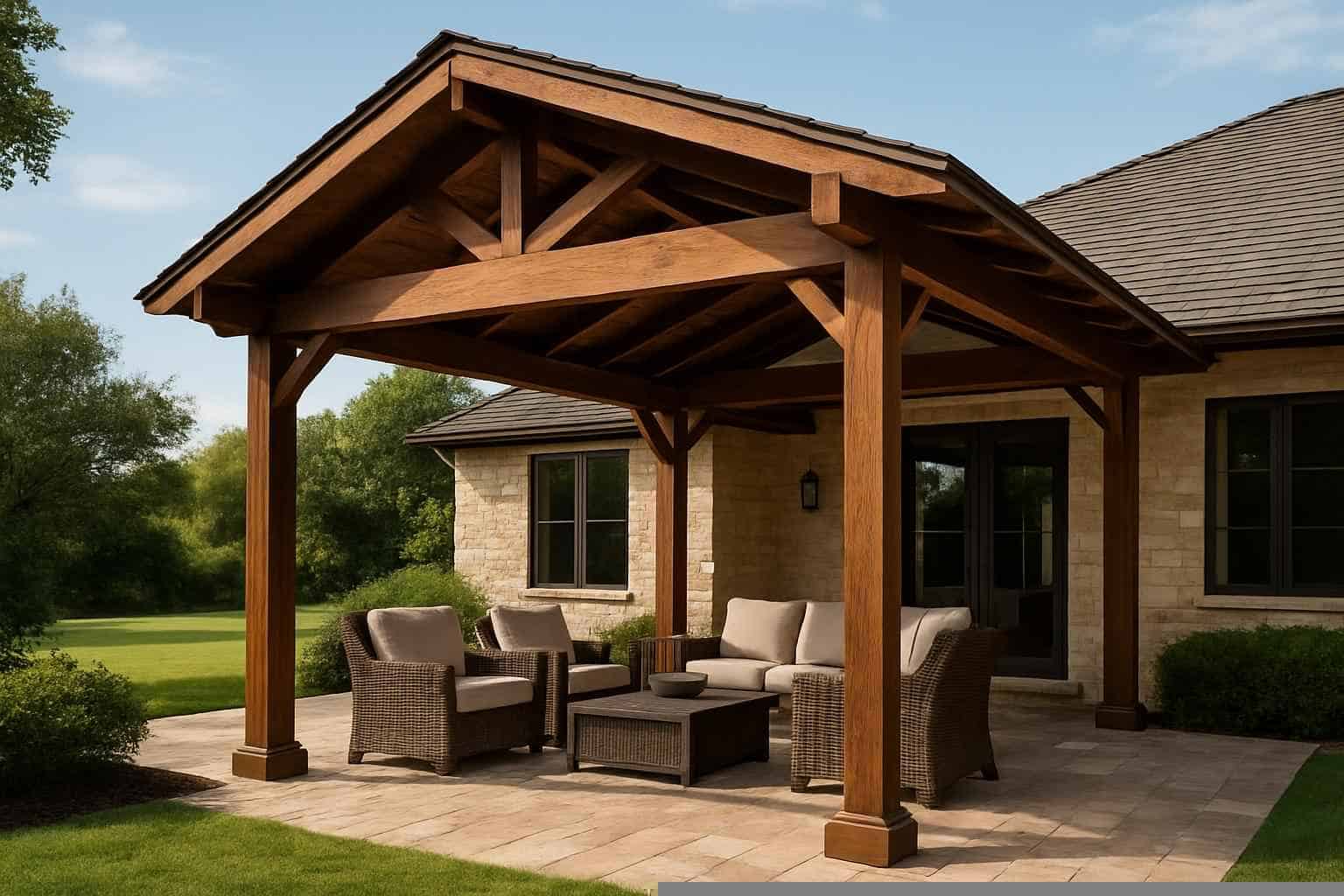 Patio Cover Installation Contractor In Mason TX Freestanding Patio Cover Contractor in Mason TX