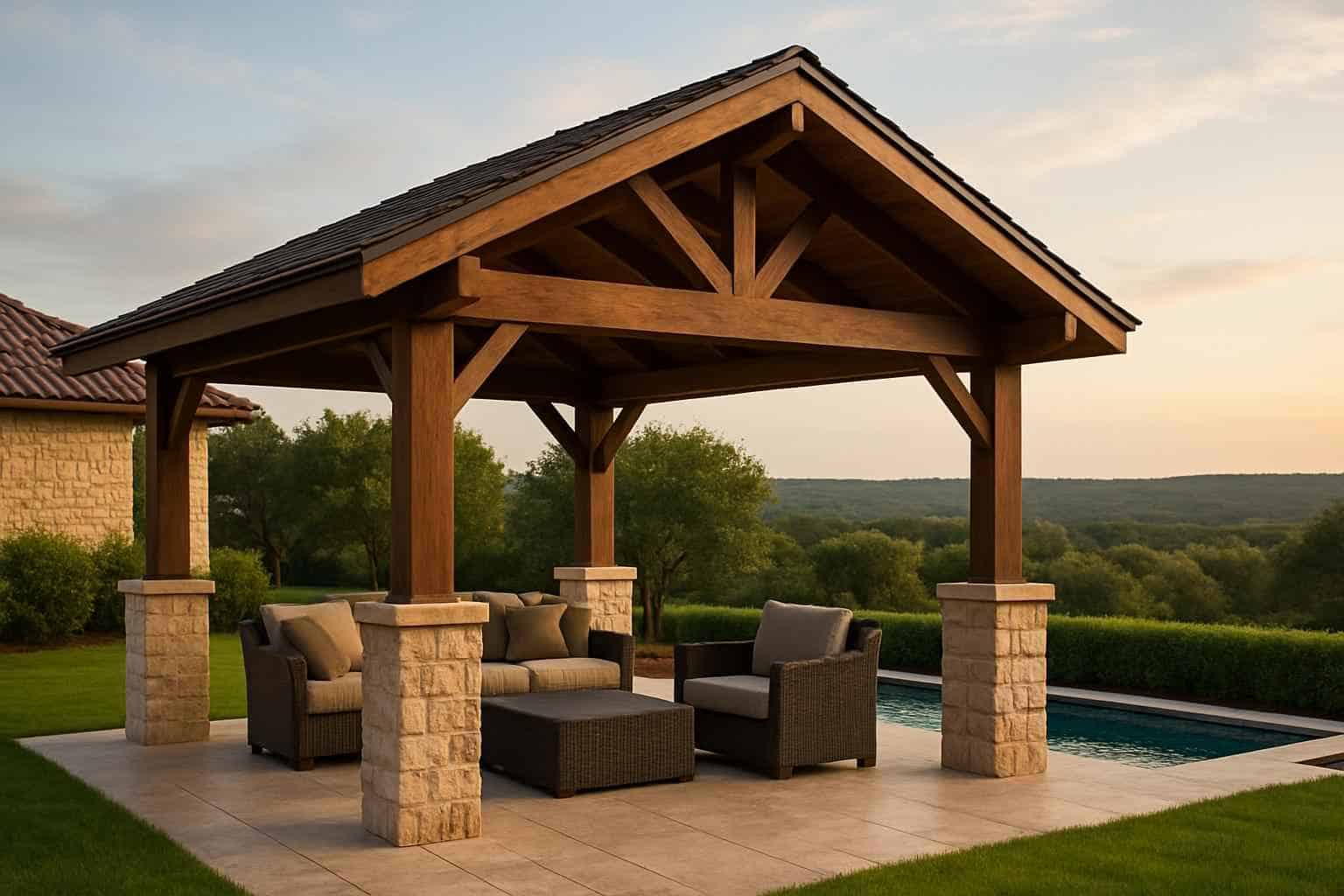 Freestanding Patio Cover Contractor in Pipe Creek TX