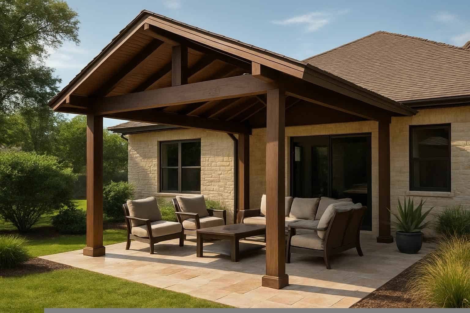 Freestanding Patio Cover Contractor in Pontotoc TX