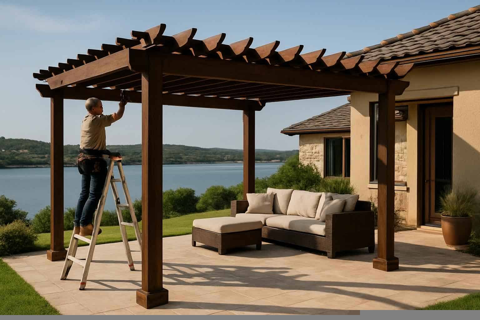 Pergola Contractor In Cottonwood Shores TX Freestanding Pergola Installer in Cottonwood Shores TX