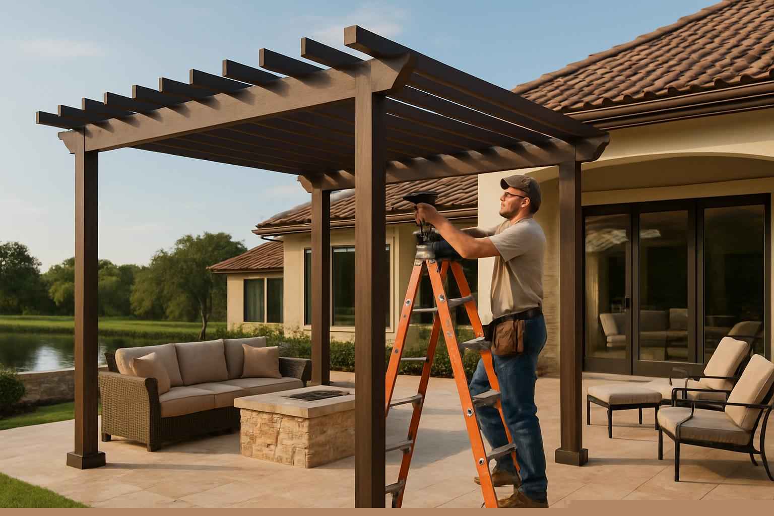 Freestanding Pergola Installer in Kingsland TX