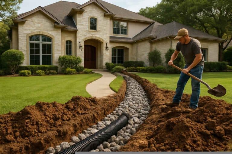 Drainage Solutions Contractor In Kingsland TX French Drain Installation Contractor In Kingsland TX