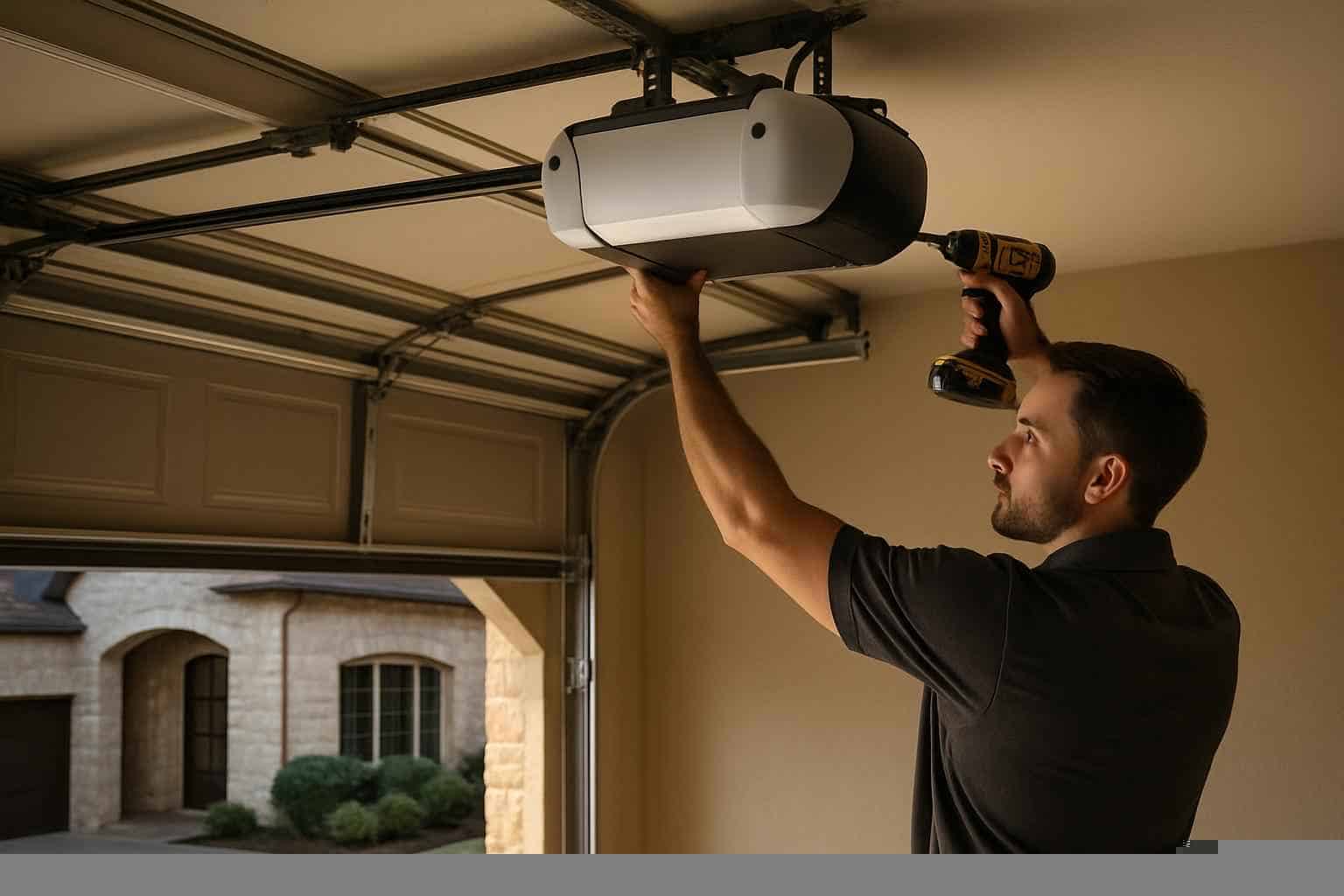 Garage Door Installation Contractor In Mason TX Garage Door Opener Installation in Mason TX