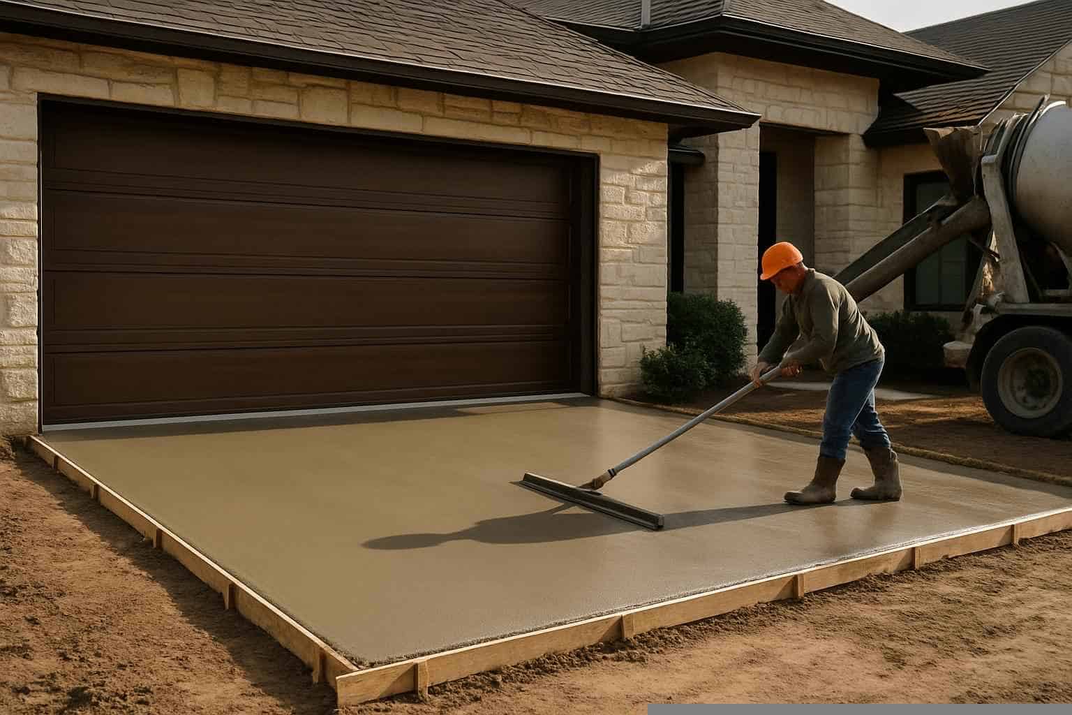 Concrete Slabs Foundations Contractor In Cottonwood Shores TX Garage Slab Installation Service in Cottonwood Shores TX